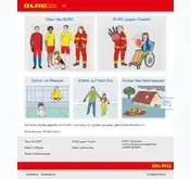 Kleine Seitenvorschau von leichte-sprache.dlrg.de