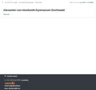 Kleine Seitenvorschau von moodle.humboldt-greifswald.de