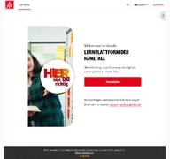 Kleine Seitenvorschau von moodle.igmetall.de