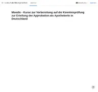 Kleine Seitenvorschau von moodle.kalie-bz.de