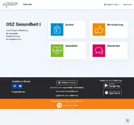 Kleine Seitenvorschau von moodle.oszg1.de