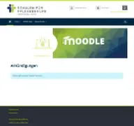 Kleine Seitenvorschau von moodle.pflegeschulen-hl.de