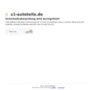 Kleine Seitenvorschau von x1-autoteile.de