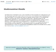 Kleine Seitenvorschau von moodle.studienseminarportal.de