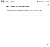 Kleine Seitenvorschau von moodle.uniklinikum-saarland.de