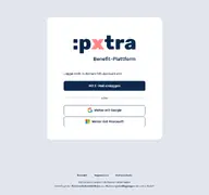 Kleine Seitenvorschau von login.pxtra.de