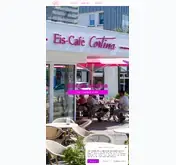 Kleine Seitenvorschau von cortina-eiscafe.de