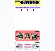 Kleine Seitenvorschau von missy-magazine.de