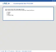 Kleine Seitenvorschau von pvs-bw.epvs.de