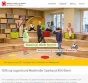 Kleine Seitenvorschau von jugendundmedien.de