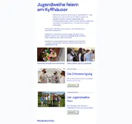 Kleine Seitenvorschau von jugendweihe-bfh.de