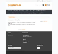 Kleine Seitenvorschau von mopedparts.de