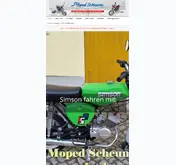 Kleine Seitenvorschau von moped-scheune.de
