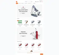 Kleine Seitenvorschau von schweizermesser-shop.de