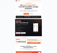 Kleine Seitenvorschau von more-vorpacklink.de
