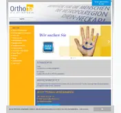 Kleine Seitenvorschau von ortho1a.de