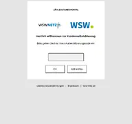 Kleine Seitenvorschau von service1.wsw-netz.de