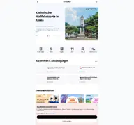 Kleine Seitenvorschau von visitkorea.or.kr