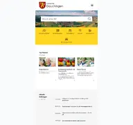 Kleine Seitenvorschau von dauchingen.de