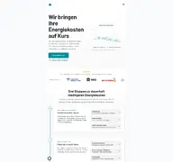 Kleine Seitenvorschau von energiekosten360.de