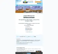 Kleine Seitenvorschau von seltersreisen.de