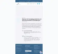 Kleine Seitenvorschau von hansegenetik.de