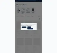 Kleine Seitenvorschau von wassersysteme.grohe.de