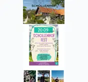 Kleine Seitenvorschau von schollenhof.de
