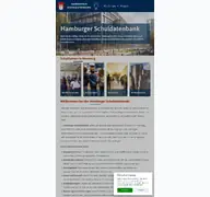 Kleine Seitenvorschau von hamburger-schuldatenbank.de