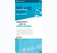 Kleine Seitenvorschau von virtualminds.de