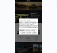 Kleine Seitenvorschau von jeep.de