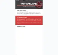 Kleine Seitenvorschau von handball-wtv.de