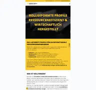 Kleine Seitenvorschau von profilmetall.de