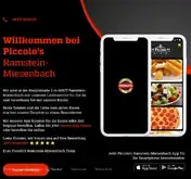Kleine Seitenvorschau von piccolopizza.de