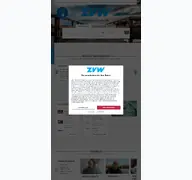 Kleine Seitenvorschau von zvw-trauer.de