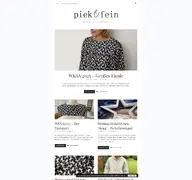 Kleine Seitenvorschau von piek-und-fein.de