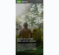 Kleine Seitenvorschau von uba.co2-rechner.de