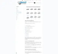 Kleine Seitenvorschau von dbdepot.de