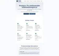Kleine Seitenvorschau von prostata-lexikon.de