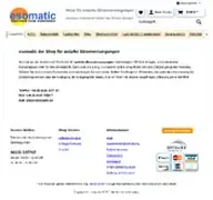 Kleine Seitenvorschau von esomatic.de