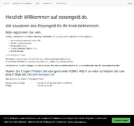 Kleine Seitenvorschau von essengeld.de
