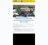 Kleine Seitenvorschau von dbsgmbh.de