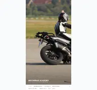 Kleine Seitenvorschau von motorradacademy.de