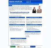 Kleine Seitenvorschau von eigene-email.de