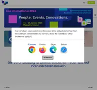Kleine Seitenvorschau von shop.boe-international.de