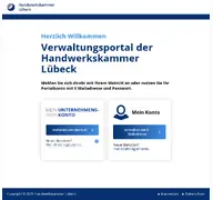Kleine Seitenvorschau von portal.hwk-luebeck.de