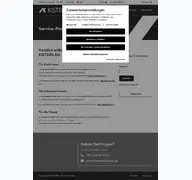Kleine Seitenvorschau von serviceportal.kisters.de