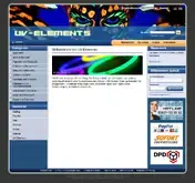 Kleine Seitenvorschau von uv-elements.de