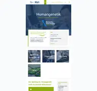 Kleine Seitenvorschau von humangenetik.ruhr-uni-bochum.de