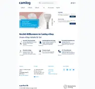 Kleine Seitenvorschau von eshop.camlog.ch
